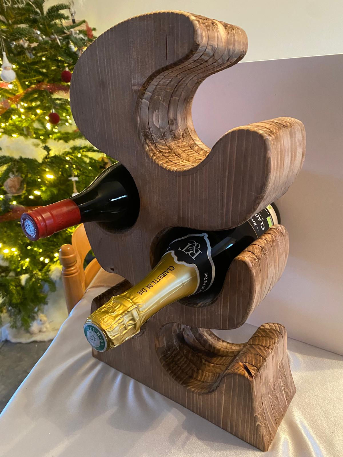 Porte 5 bouteilles "Branche"