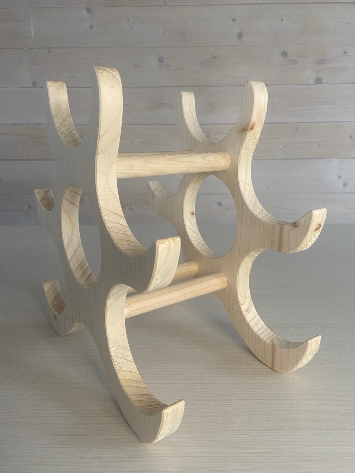 Porte 6 bouteilles "Etoile"