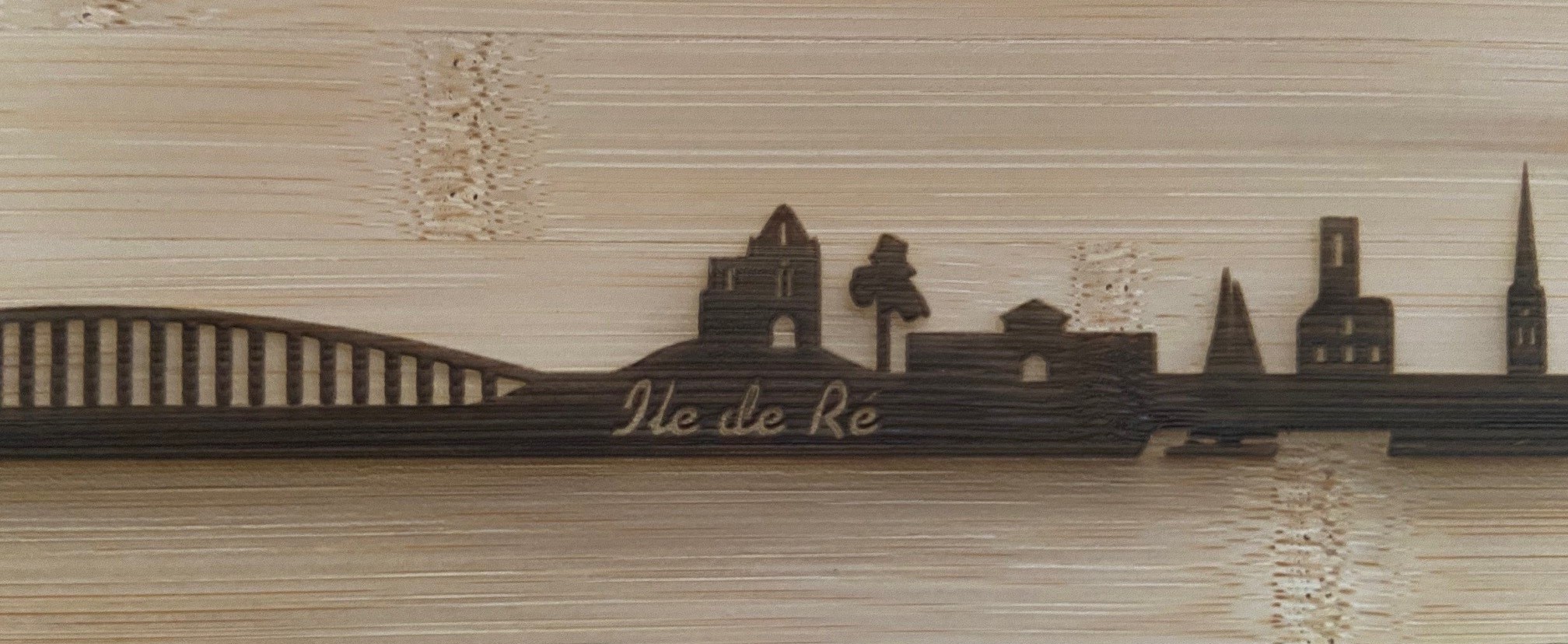 Plateau apéro en bois bambou