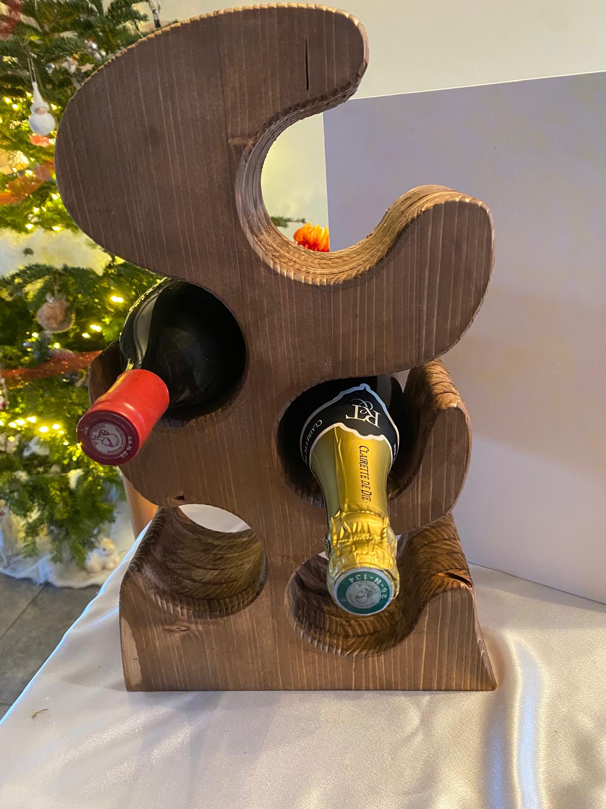 Porte 5 bouteilles "Branche"