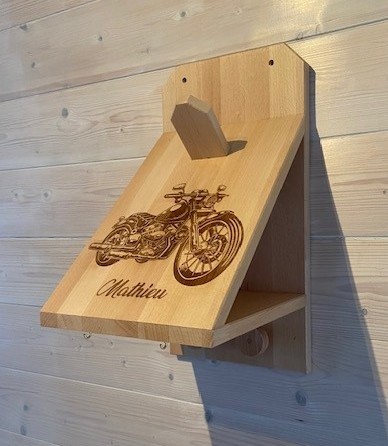 Support de casque moto