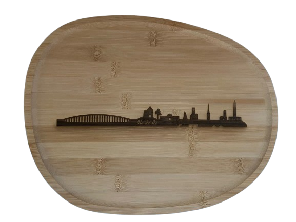 Plateau apéro en bois bambou