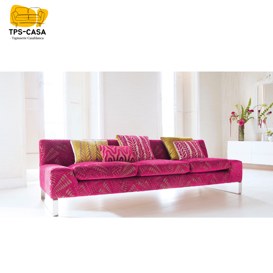 Canapé moderne en velours