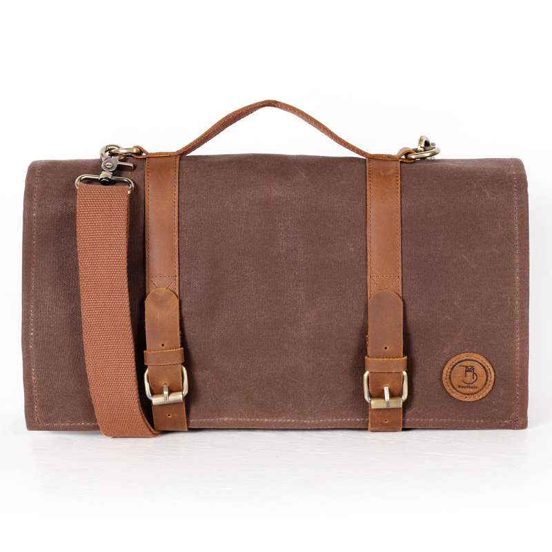 Vintage Waxed Canvas Bartender Bag