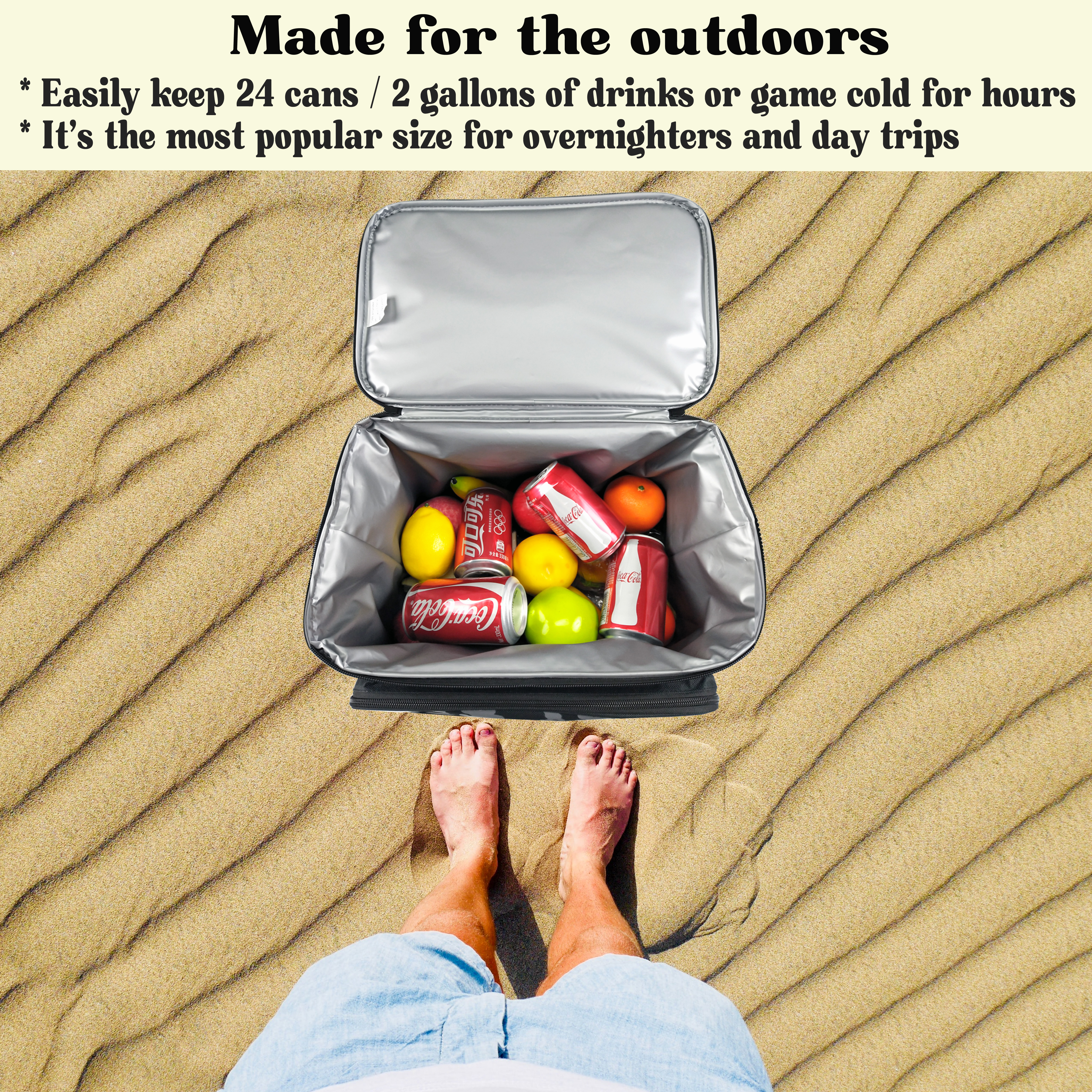 Portable Camouflage Insulated Cooler Speaker Bag