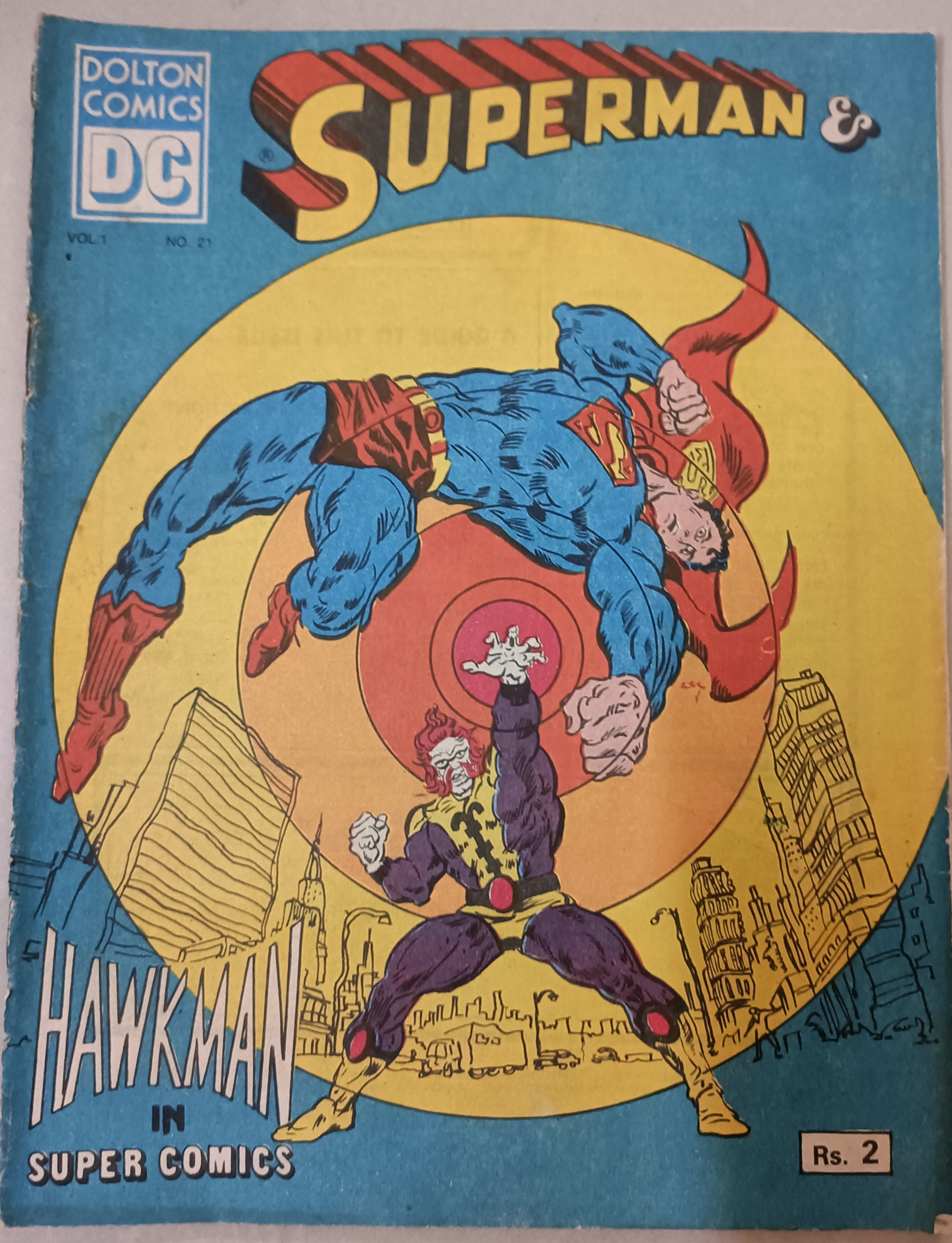 Superman & Hawkman Comic Book