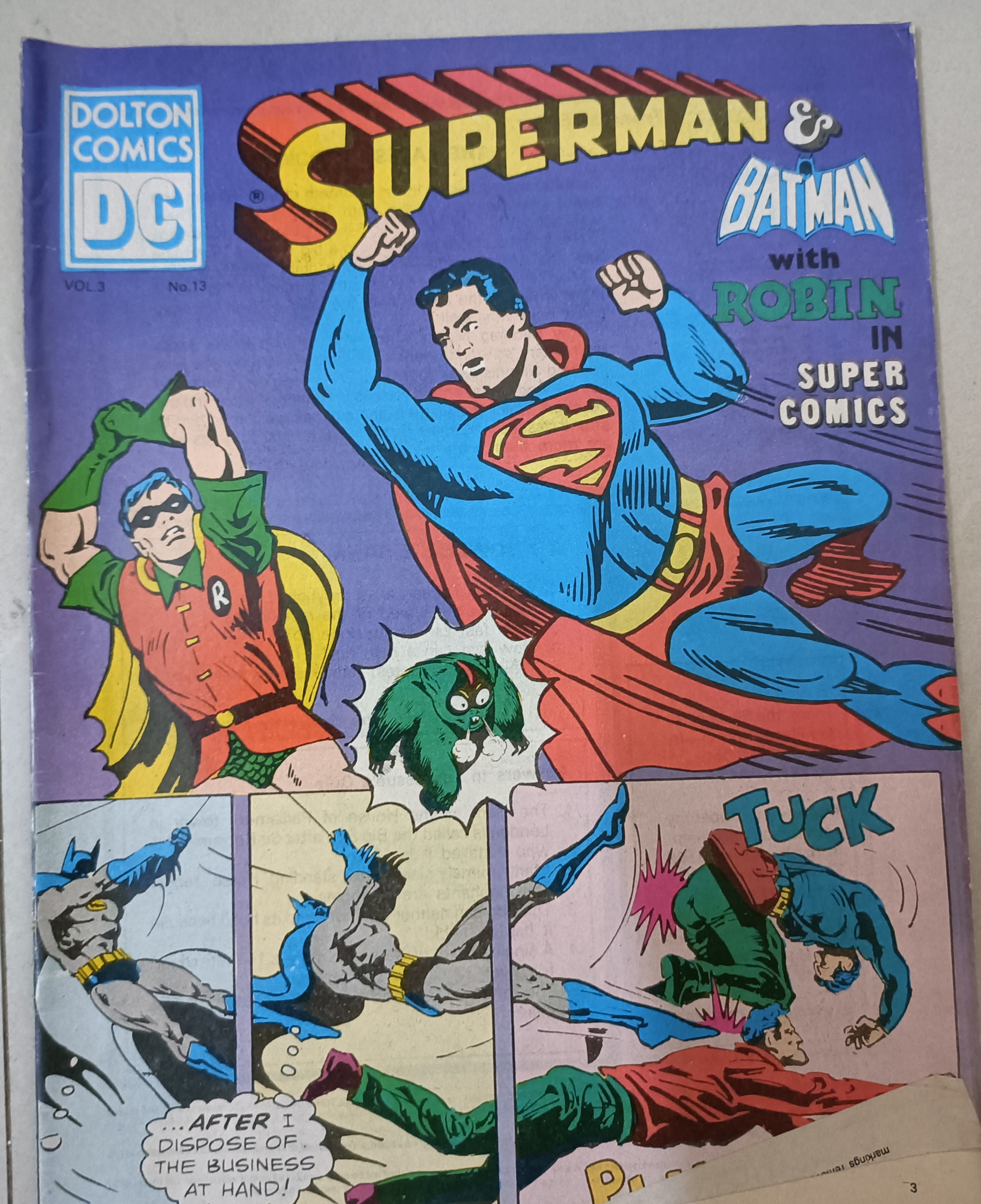 Superman & Batman Comic Book