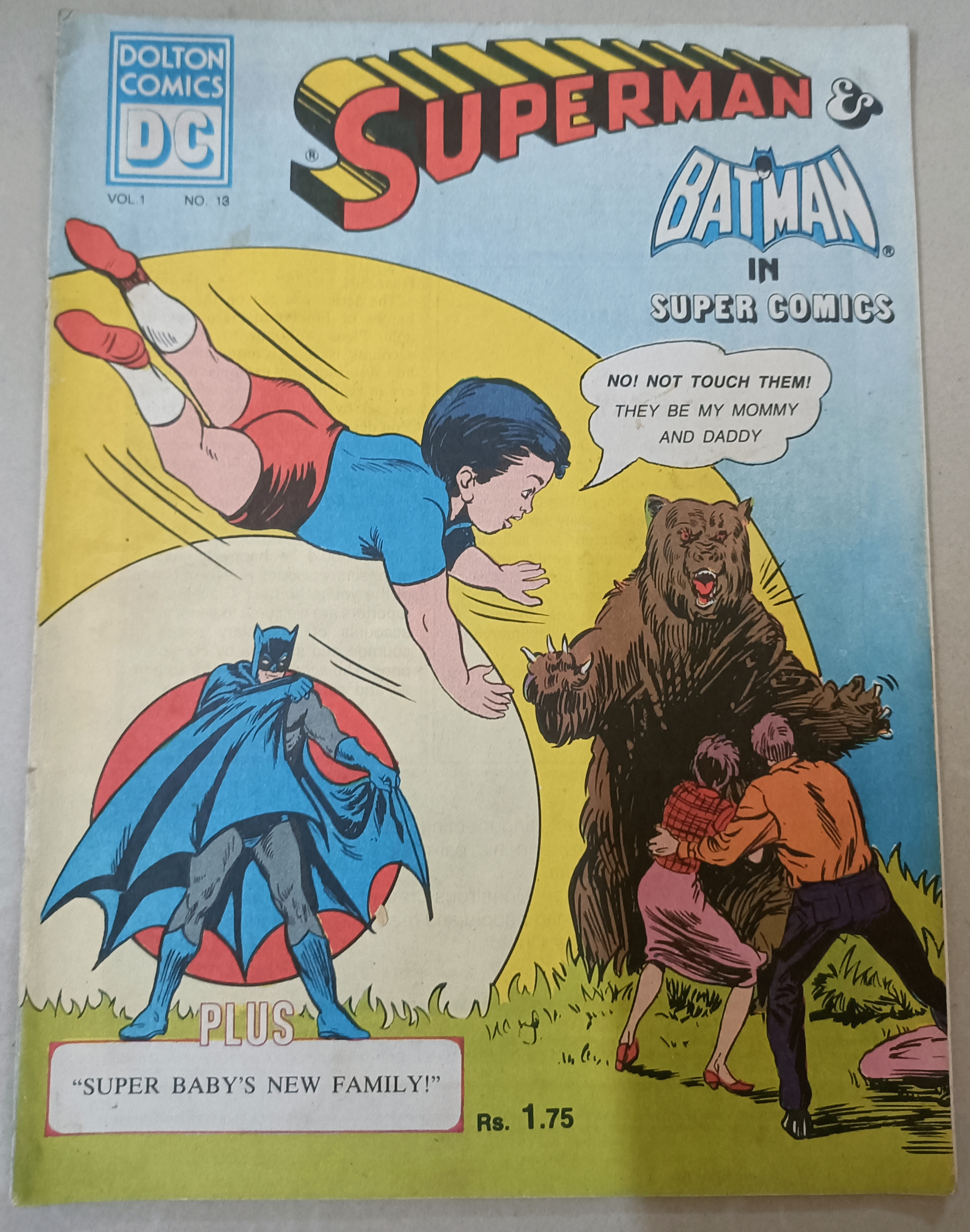 Vintage Superman & Batman Comic