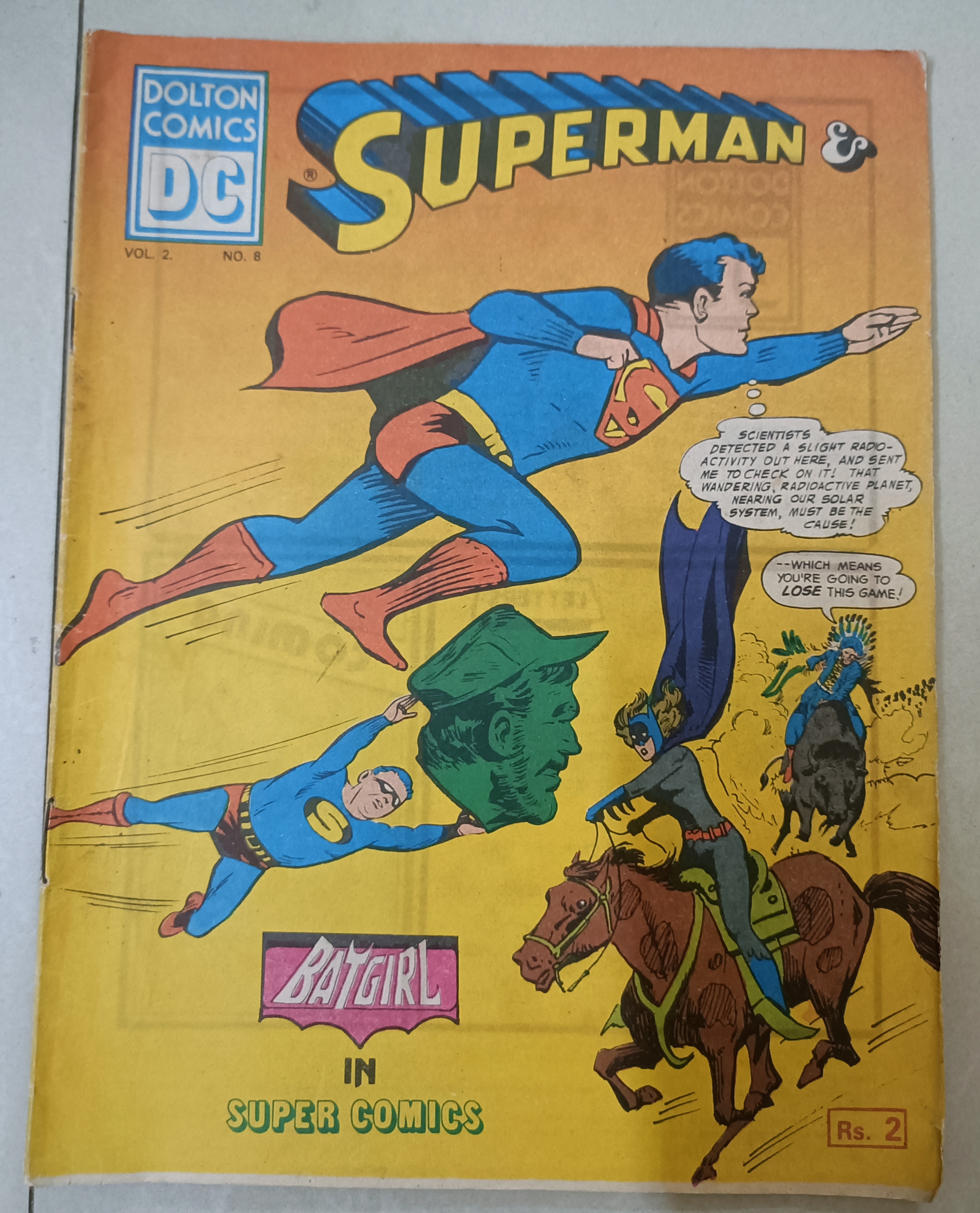 Superman & Batgirl Comic Book