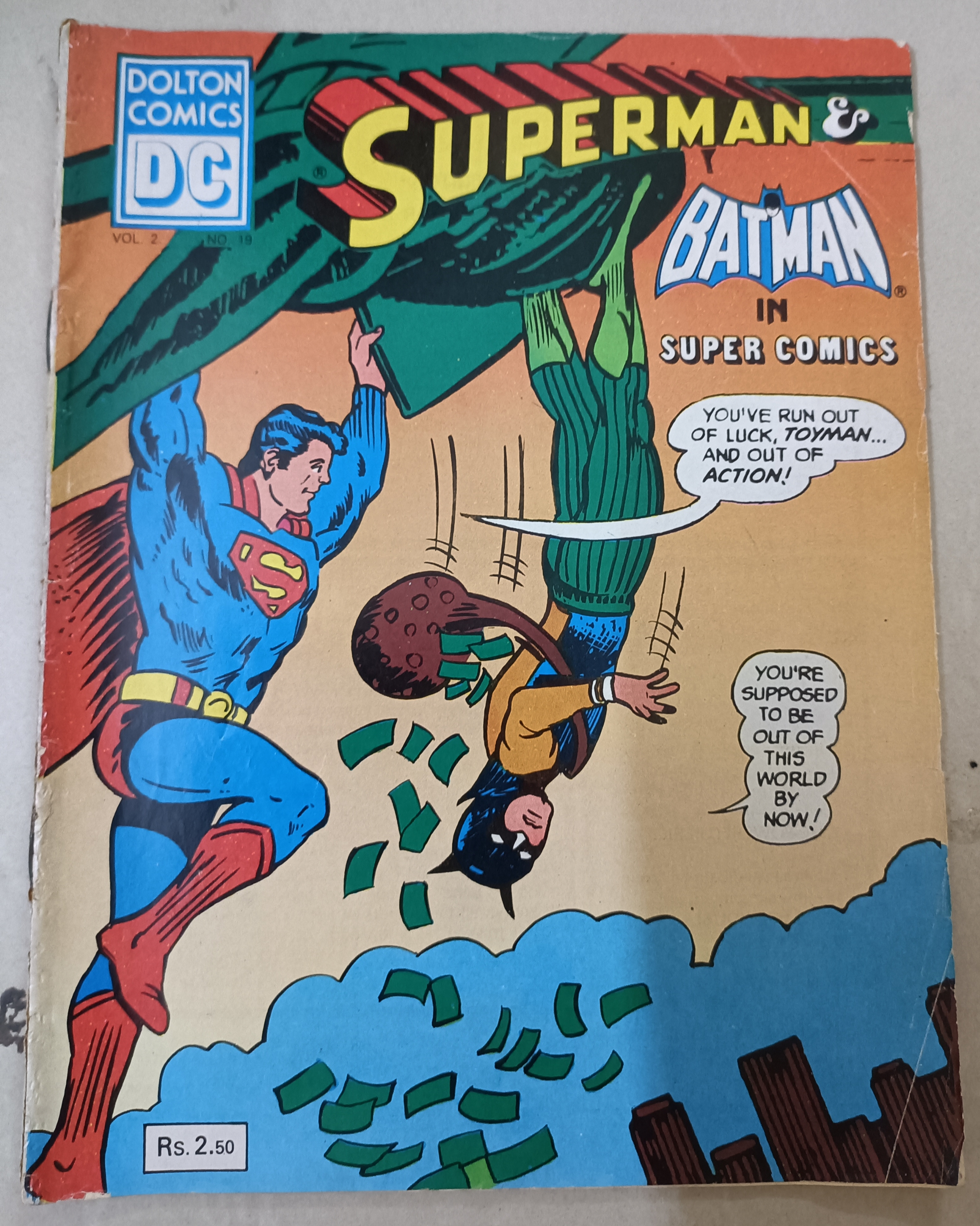 Vintage Superman & Batman Comic