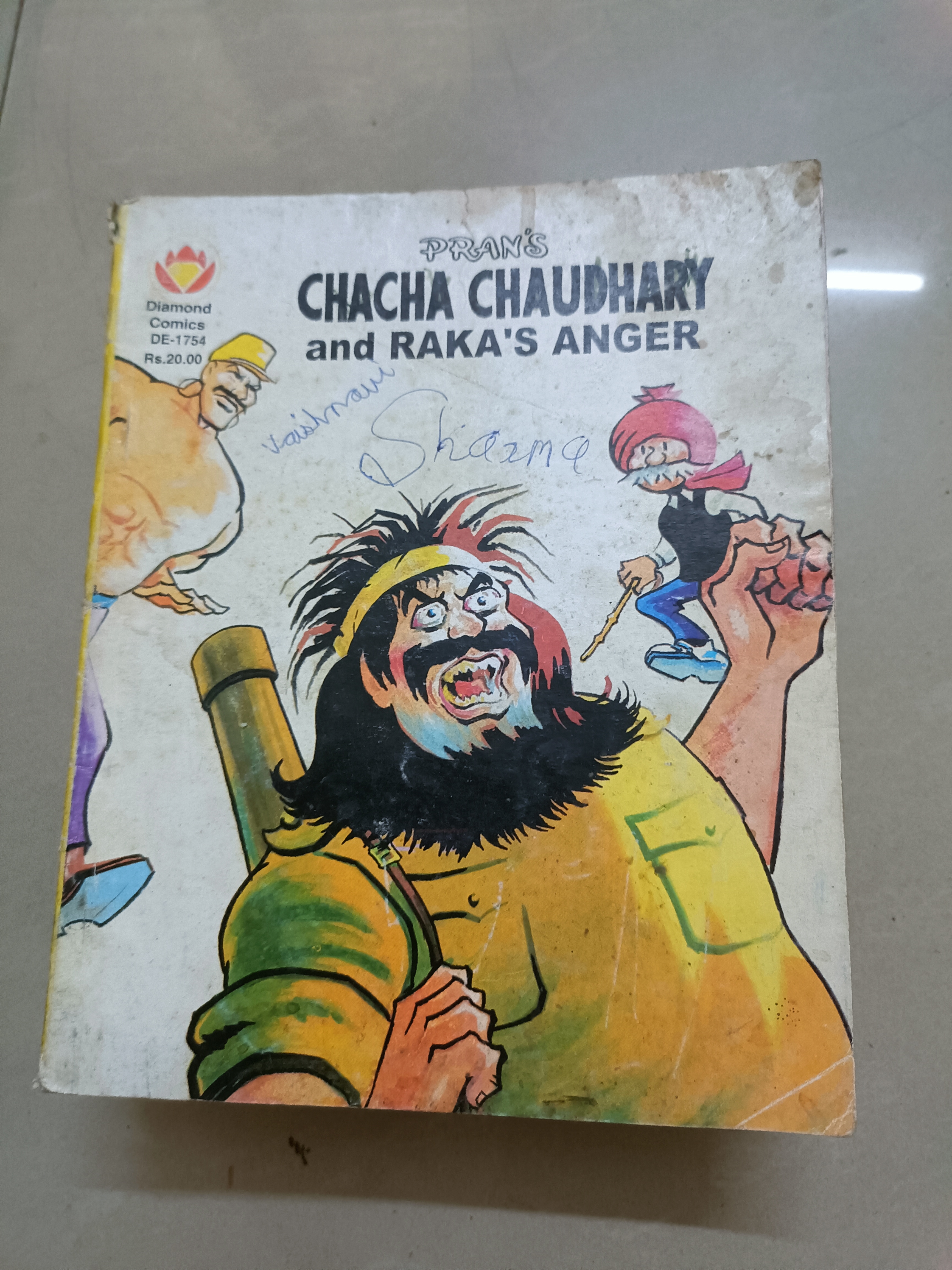 Chacha Chaudhary and Raka's Anger