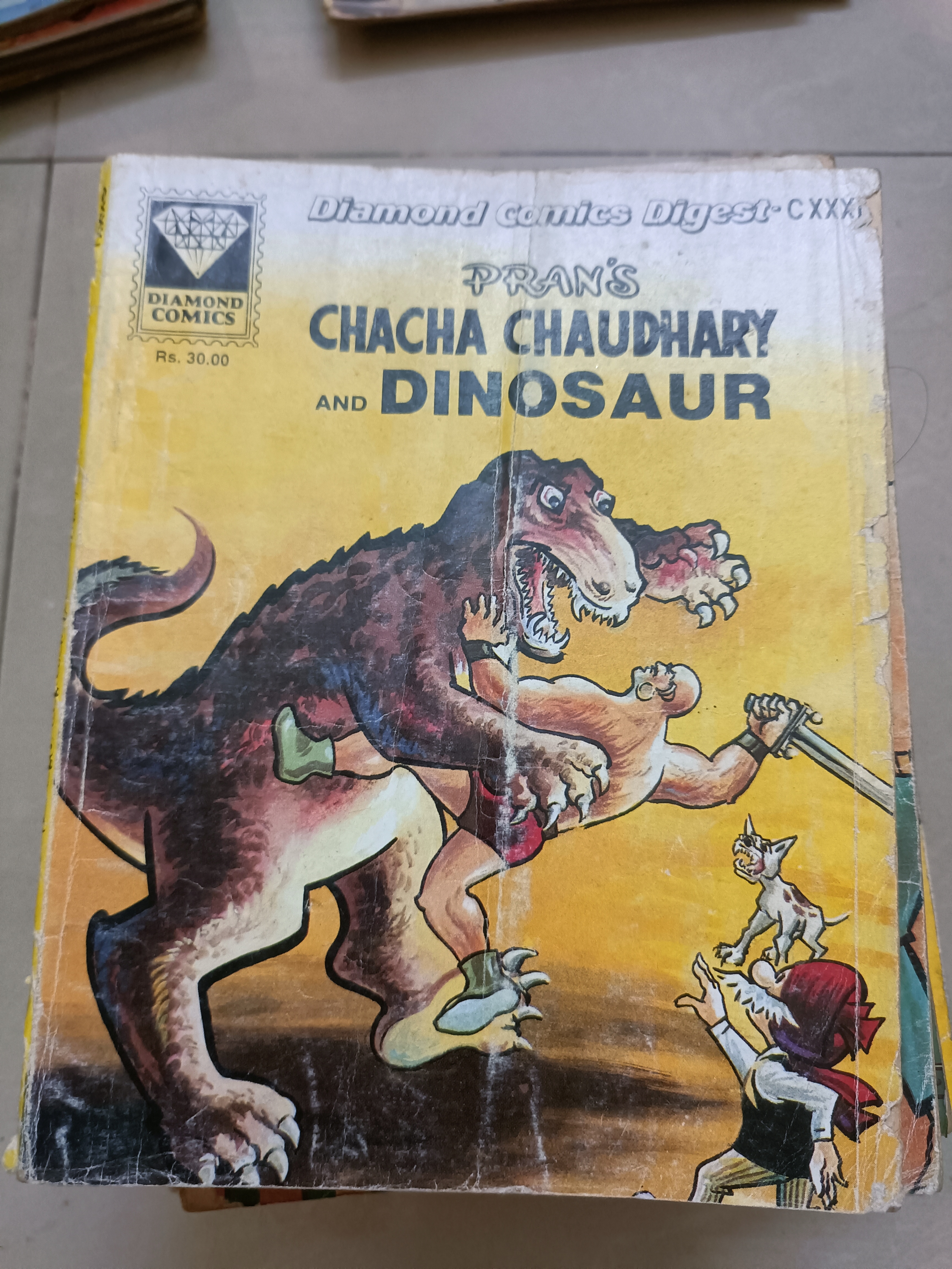 Chacha Chaudhary and Dinosaur Comic Book