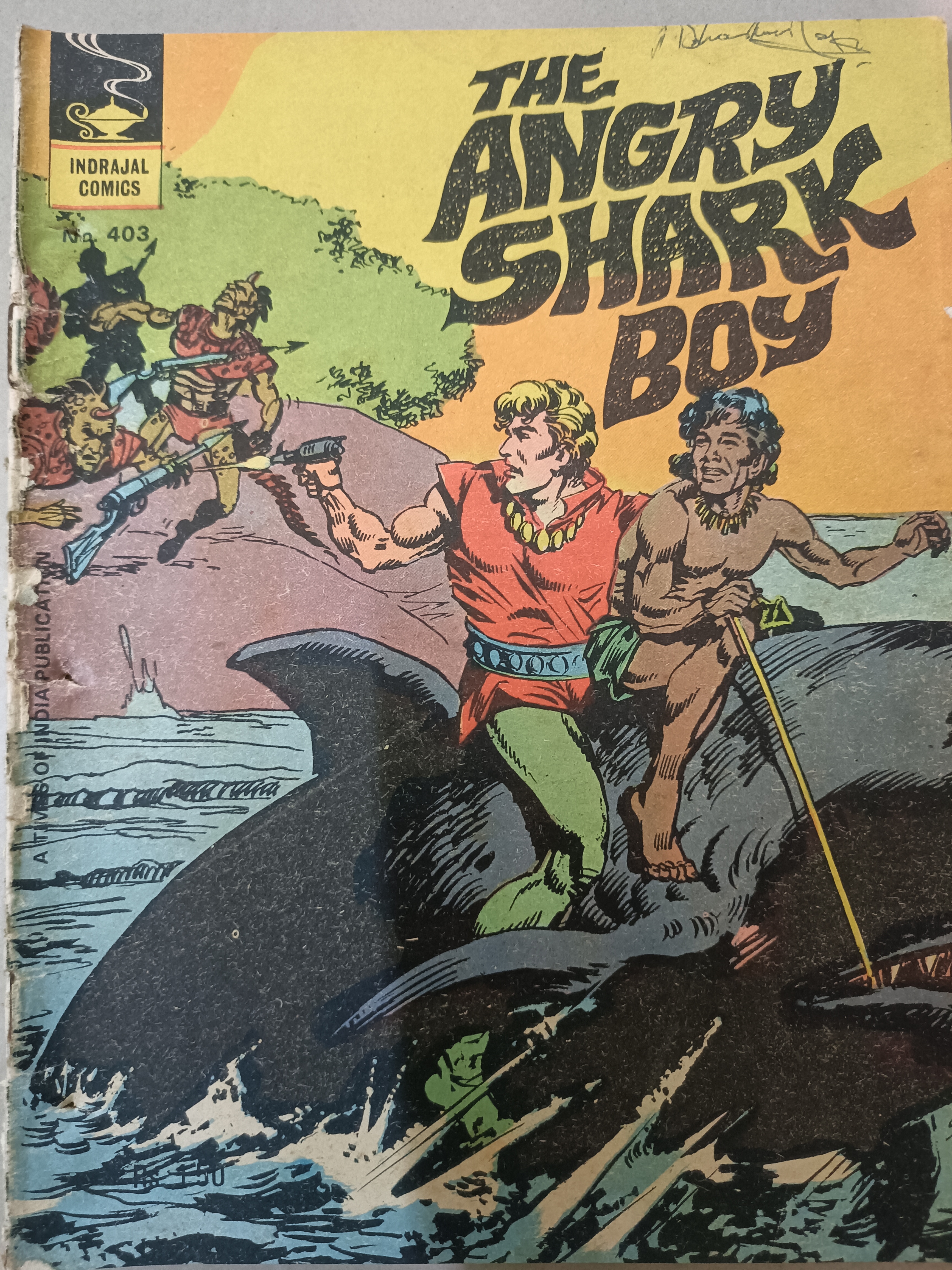 The Angry Shark Boy Comic