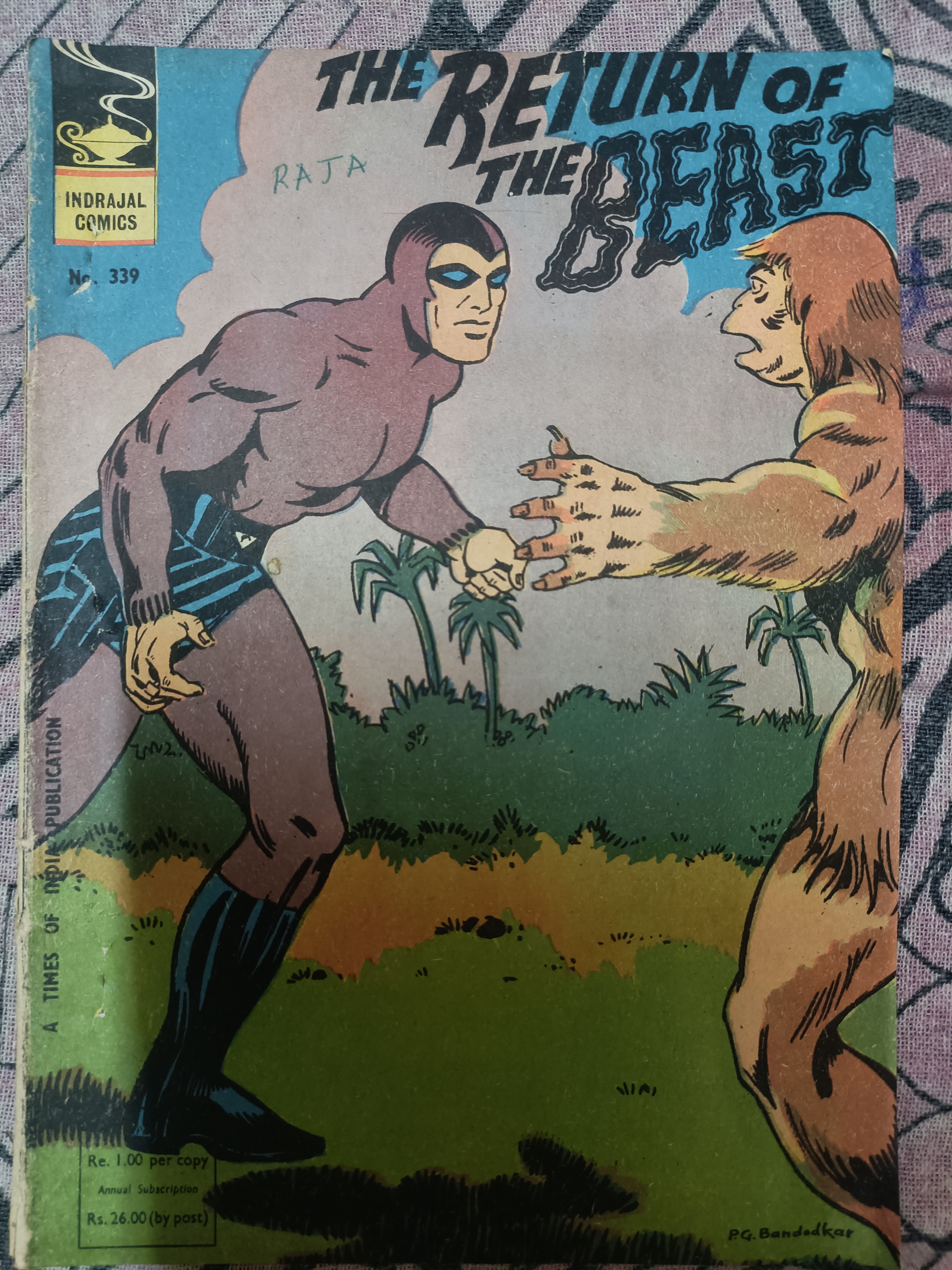 The Return of the Beast Indrajal Comic