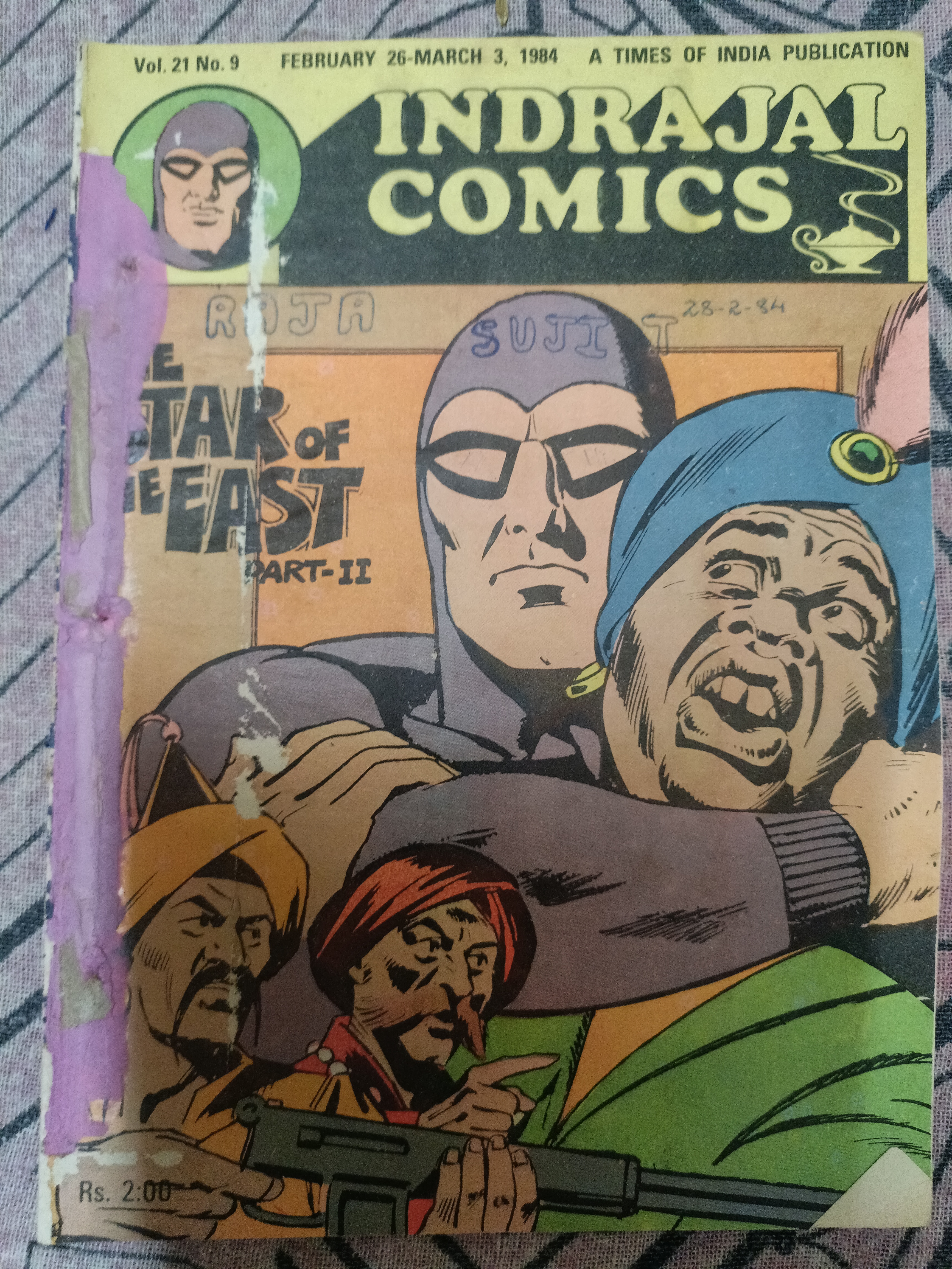 Indrajal Comics Vol. 21 No. 9 - The Star of the East Part II