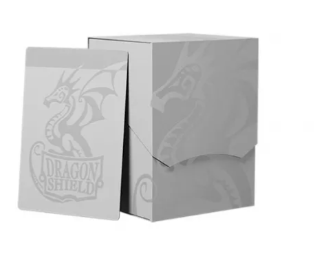 Caja de mazo Caja de mazo Ashen White Blanco Dragon Shield