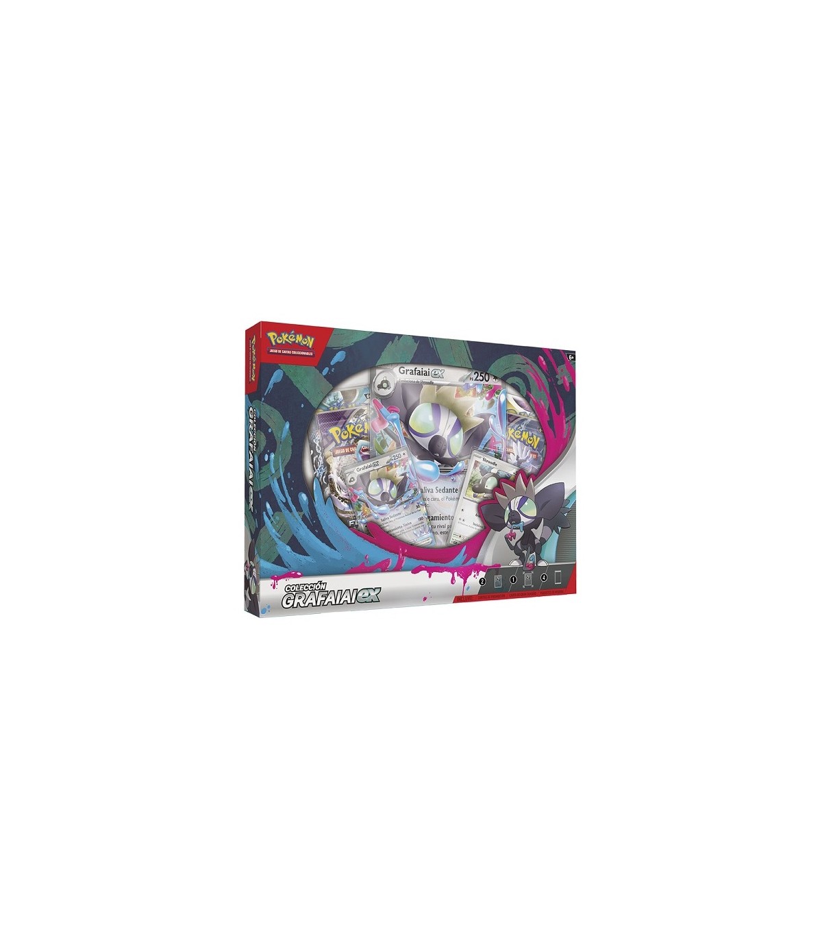Paquete de cartas Pokémon Grafaiai EX