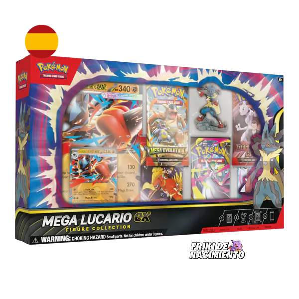 Mega Lucario EX Figura Colección Pokémon