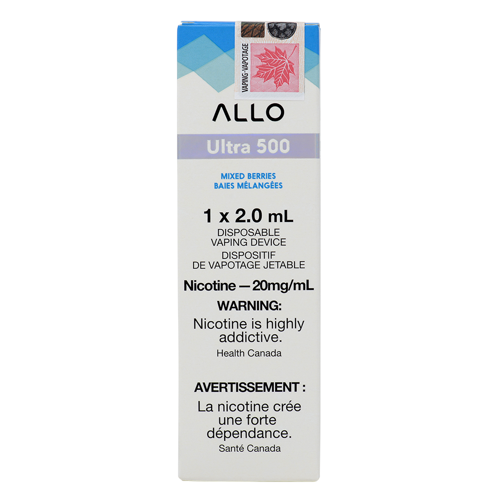 Allo Ultra 500 Mixed Berries 2mL 20mg