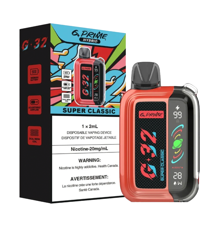 ABT Hybrid Super Classic (G-PRIME) Hybrid Disposable vaping device