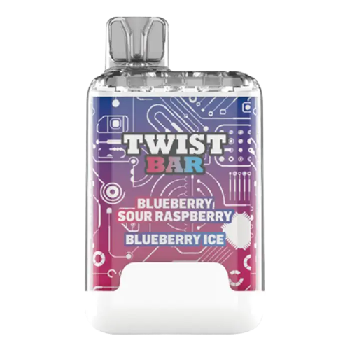 Twist Bar Blueberry, Sour Raspberry, Blueberry