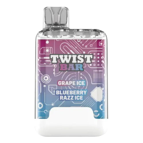 Twist Bar Grape Ice and Blueberry Razz Ice
