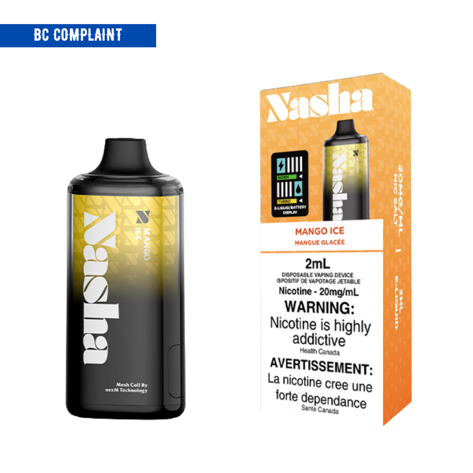 Nasha Mango Ice Disposable Vaping Device