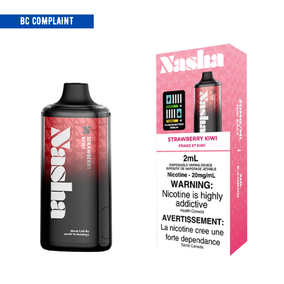 Nasha Strawberry Kiwi Disposable Vape