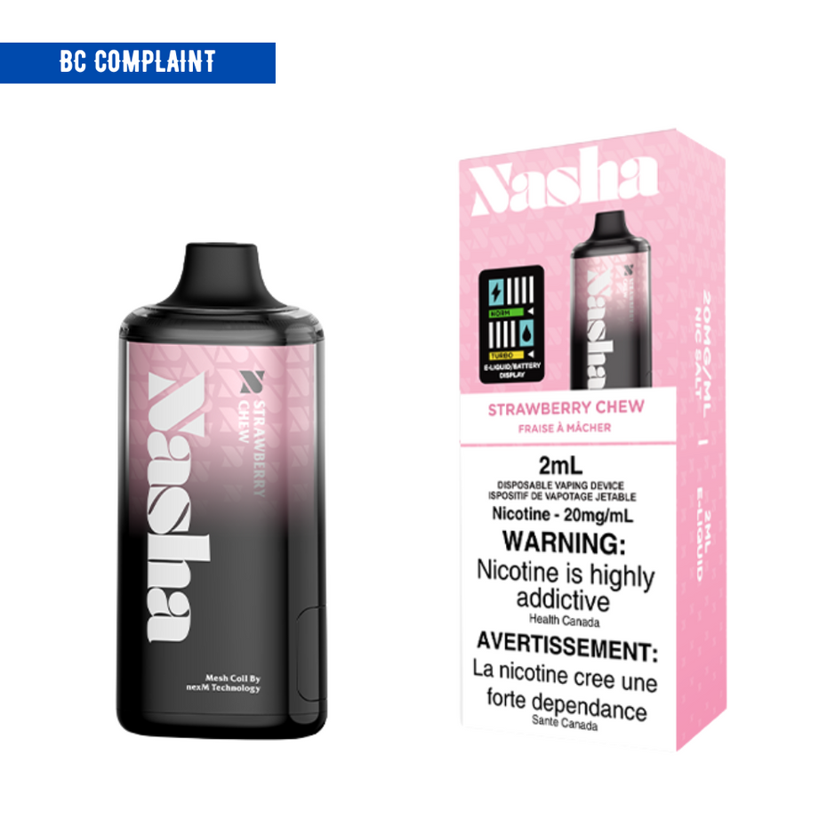 Nasha Strawberry Chew Disposable Vape