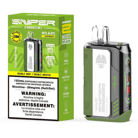 SNIPER Double Mint 20K PUFF DISPOSABLE