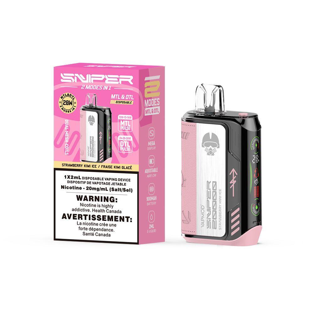 SNIPER Strawberry Kiwi Ice 20K PUFF DISPOSABLE