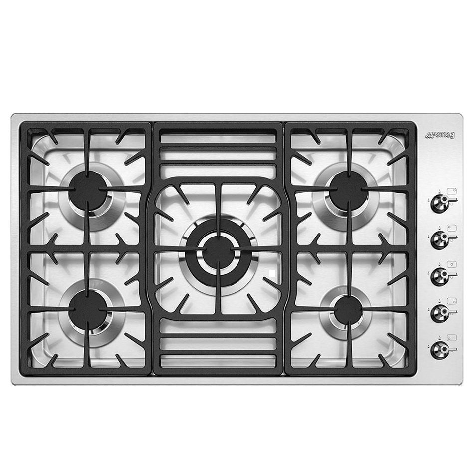 Estufa empotrable 90cm - PGF95K - Smeg