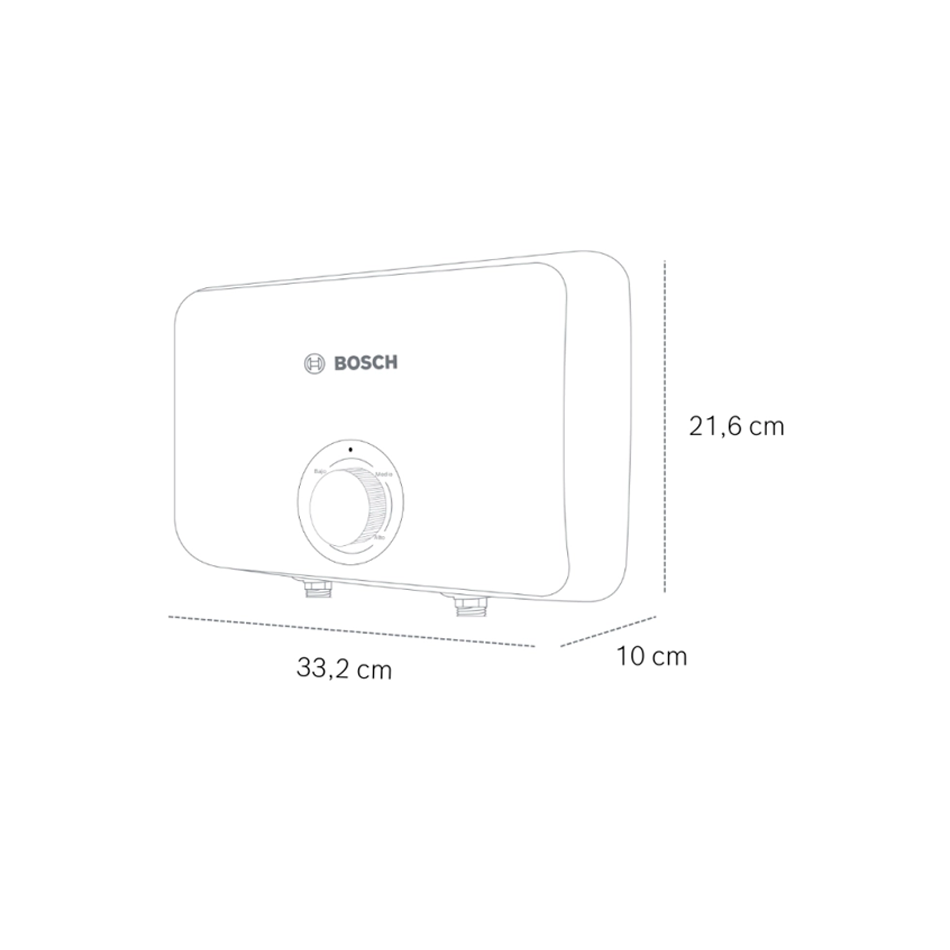 Calentador de agua eléctrico - Bosch - Premium power Tronic 3000 C