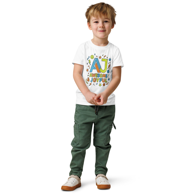 Kids Cotton Crewneck T-Shirt | AJ Design