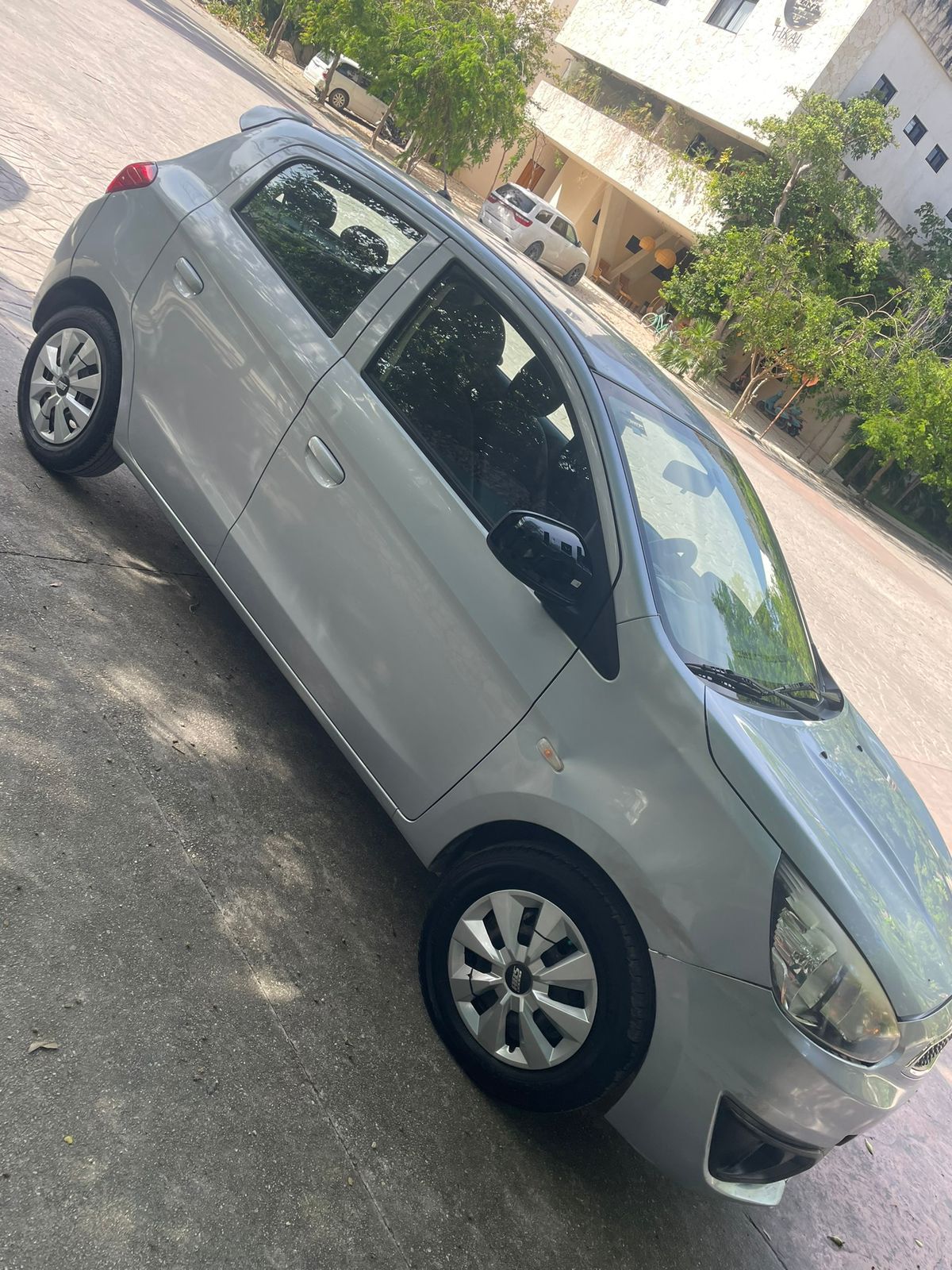 Compact Silver Hatchback