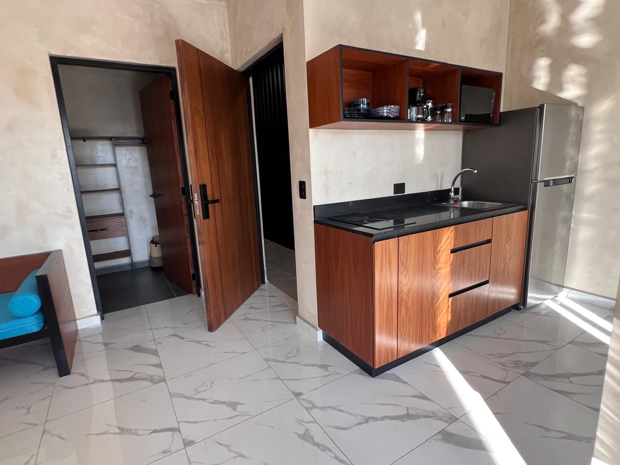 Spacious furnished studio for rent in Villas Tulum 10,500MXN