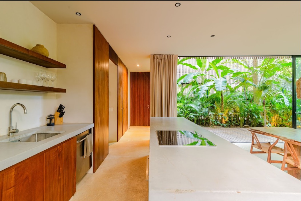 Furnished Ground Floor Apartment with Private Pool ✨🏡 Aldea Zama Premium
