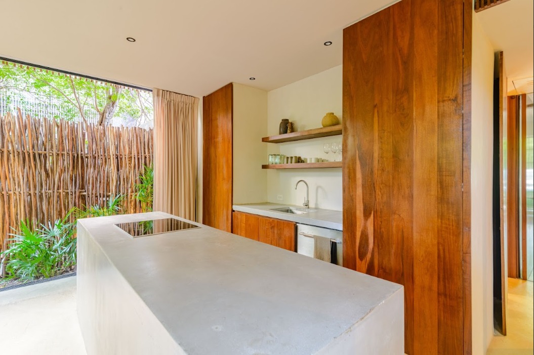 Furnished Ground Floor Apartment with Private Pool ✨🏡 Aldea Zama Premium