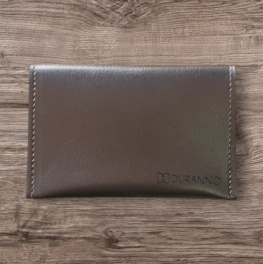 Carteira Personalizada Marrom Duranno