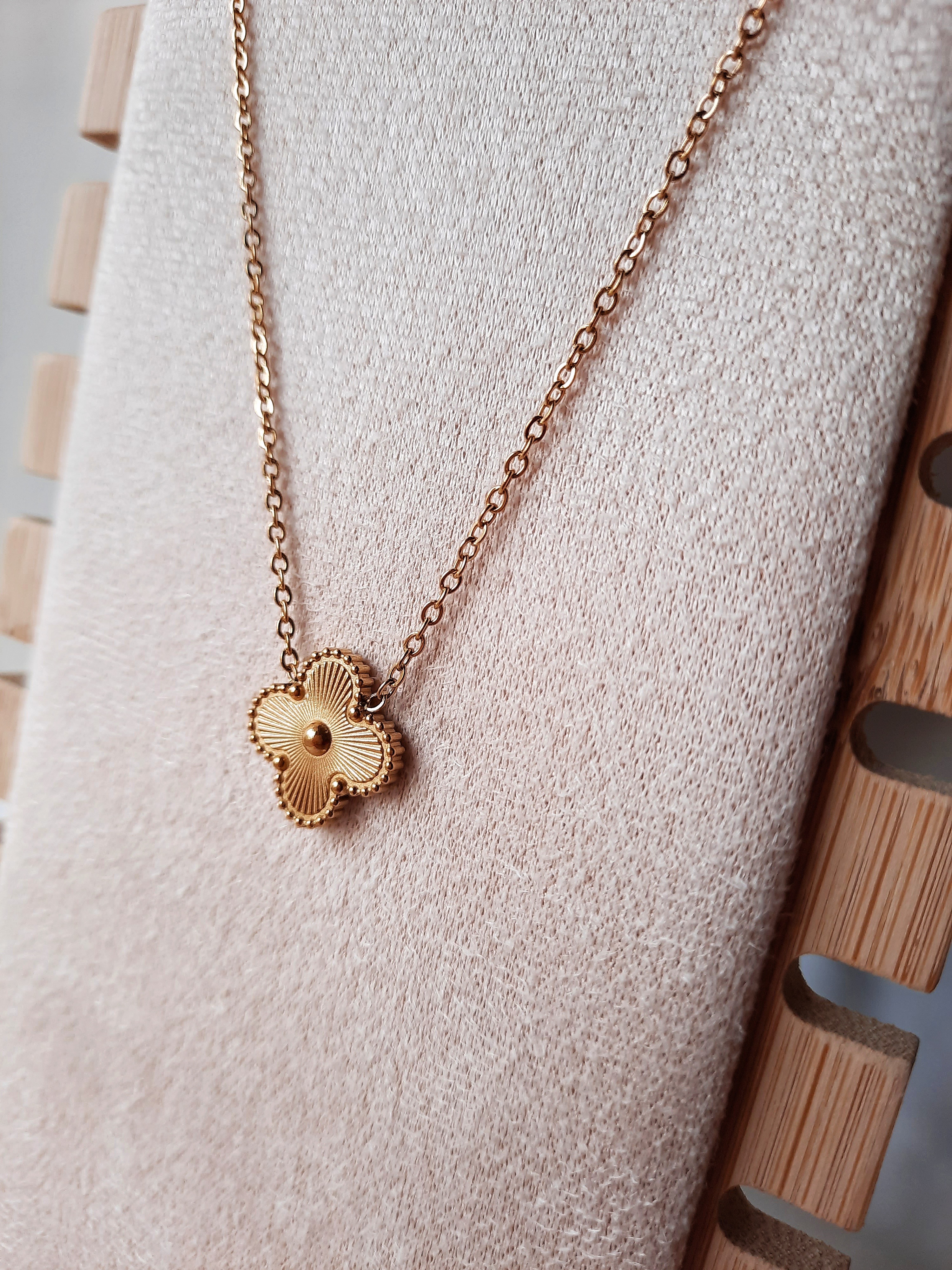 Collier Gold Clover