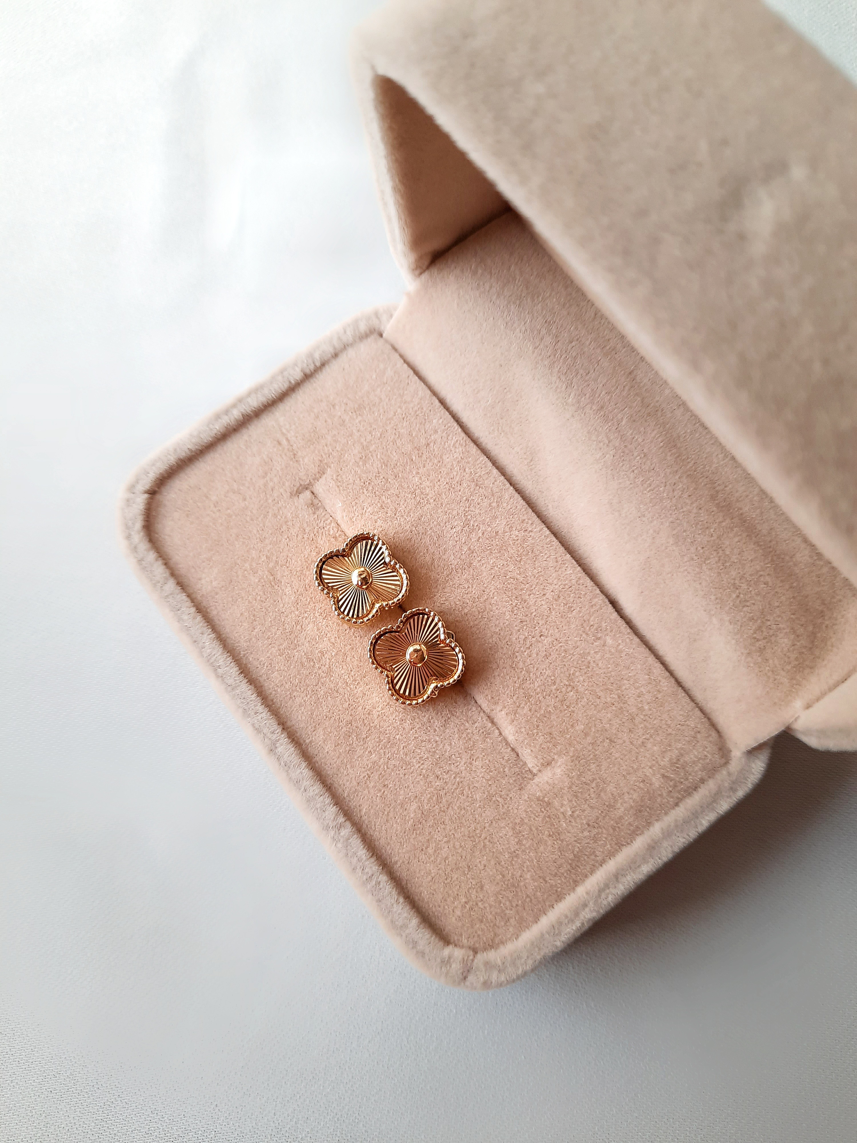 Boucles d’oreilles Gold Clover