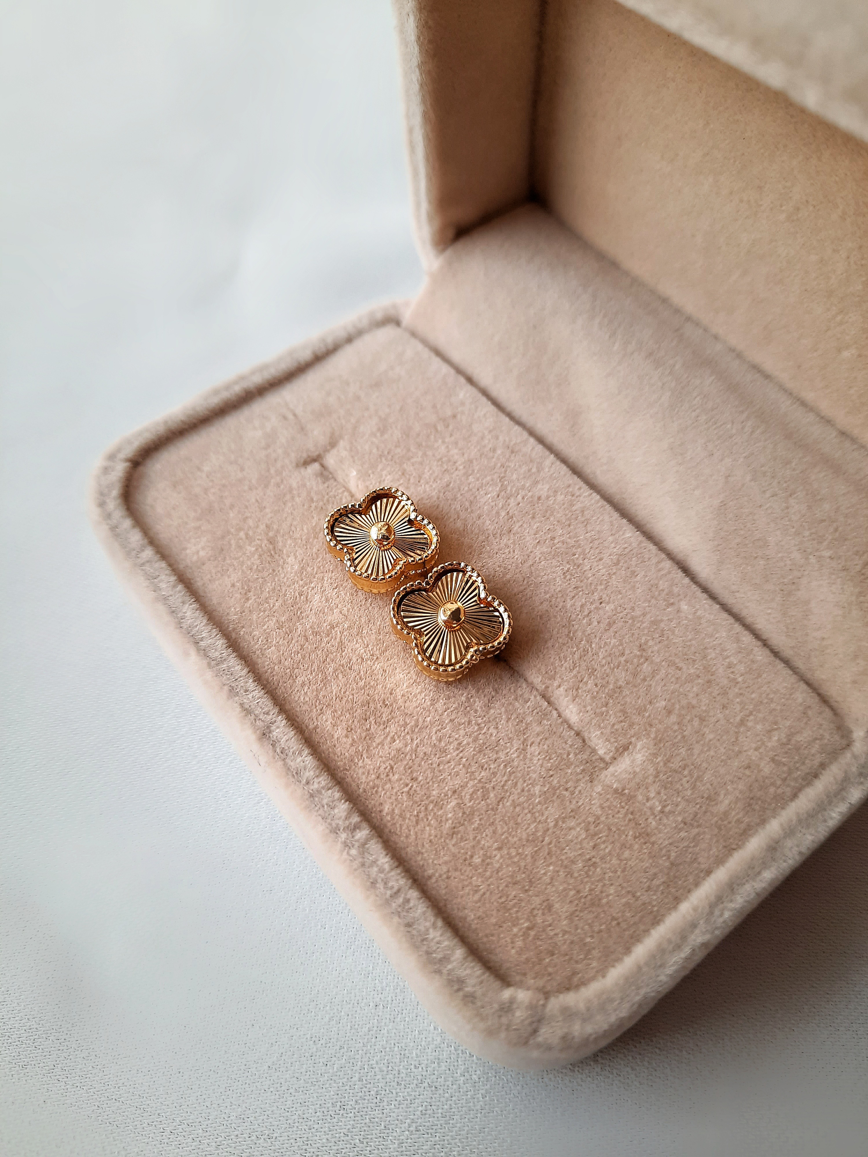 Boucles d’oreilles Gold Clover