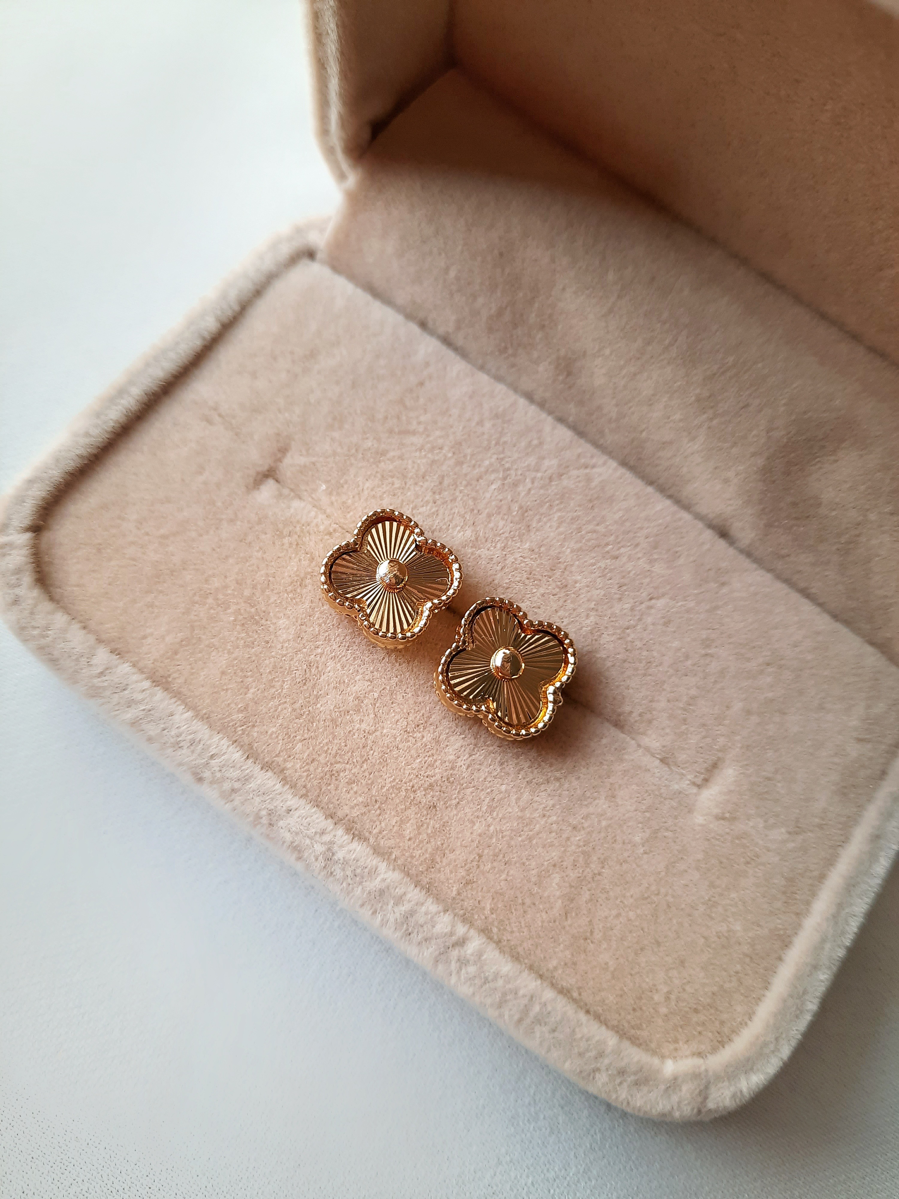 Boucles d’oreilles Gold Clover