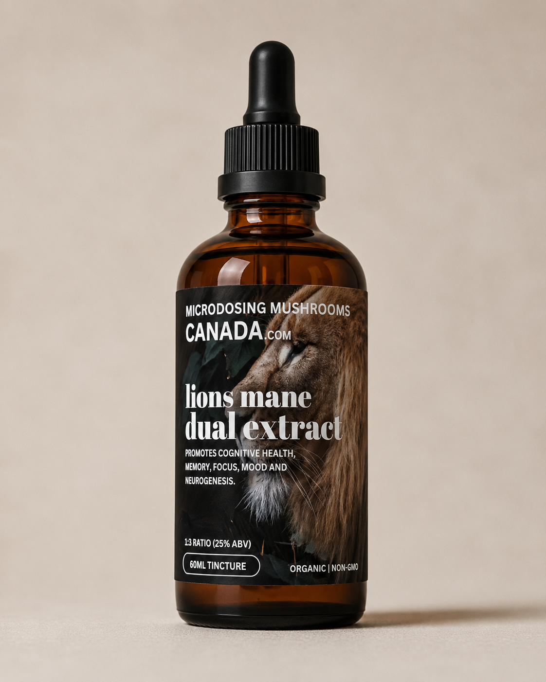 Lions Mane Dual Extract Tincture