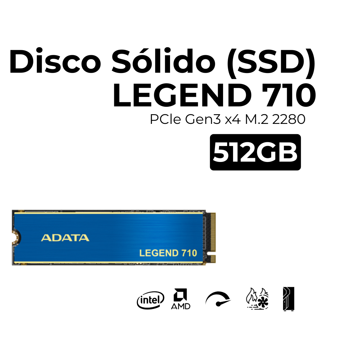 Disco Sólido (SSD) ADATA Legend 710 512GB
