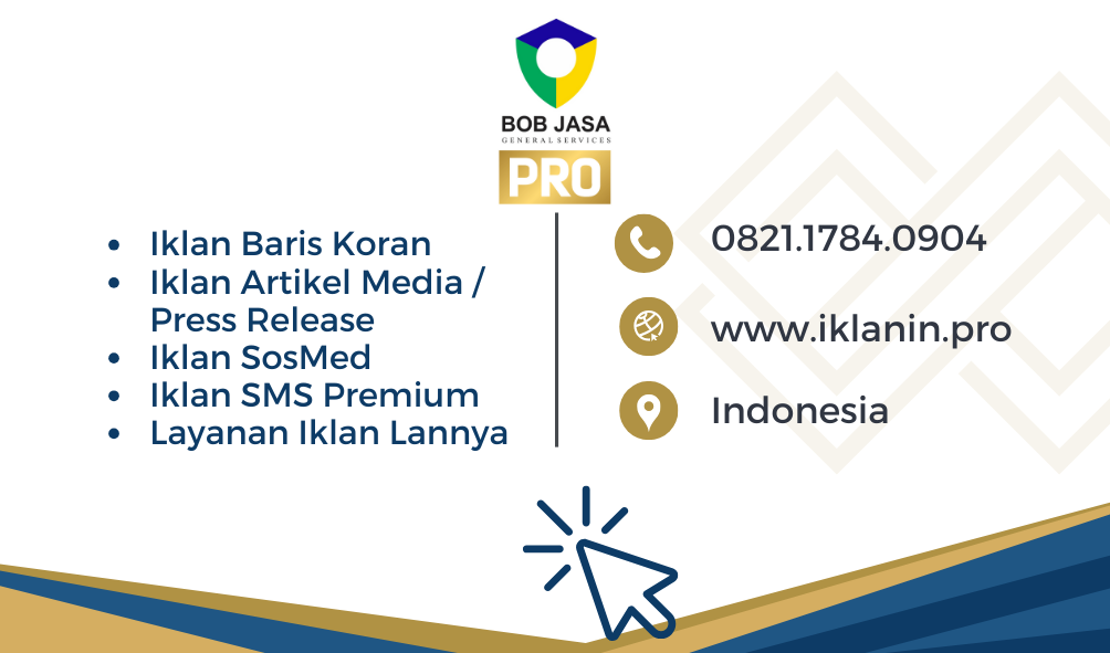 Iklanin Pro by Bob Jasa Pasang Iklan Artikel Press Release Media Online Kompas Murah Terdekat di Kota Kabupaten 
