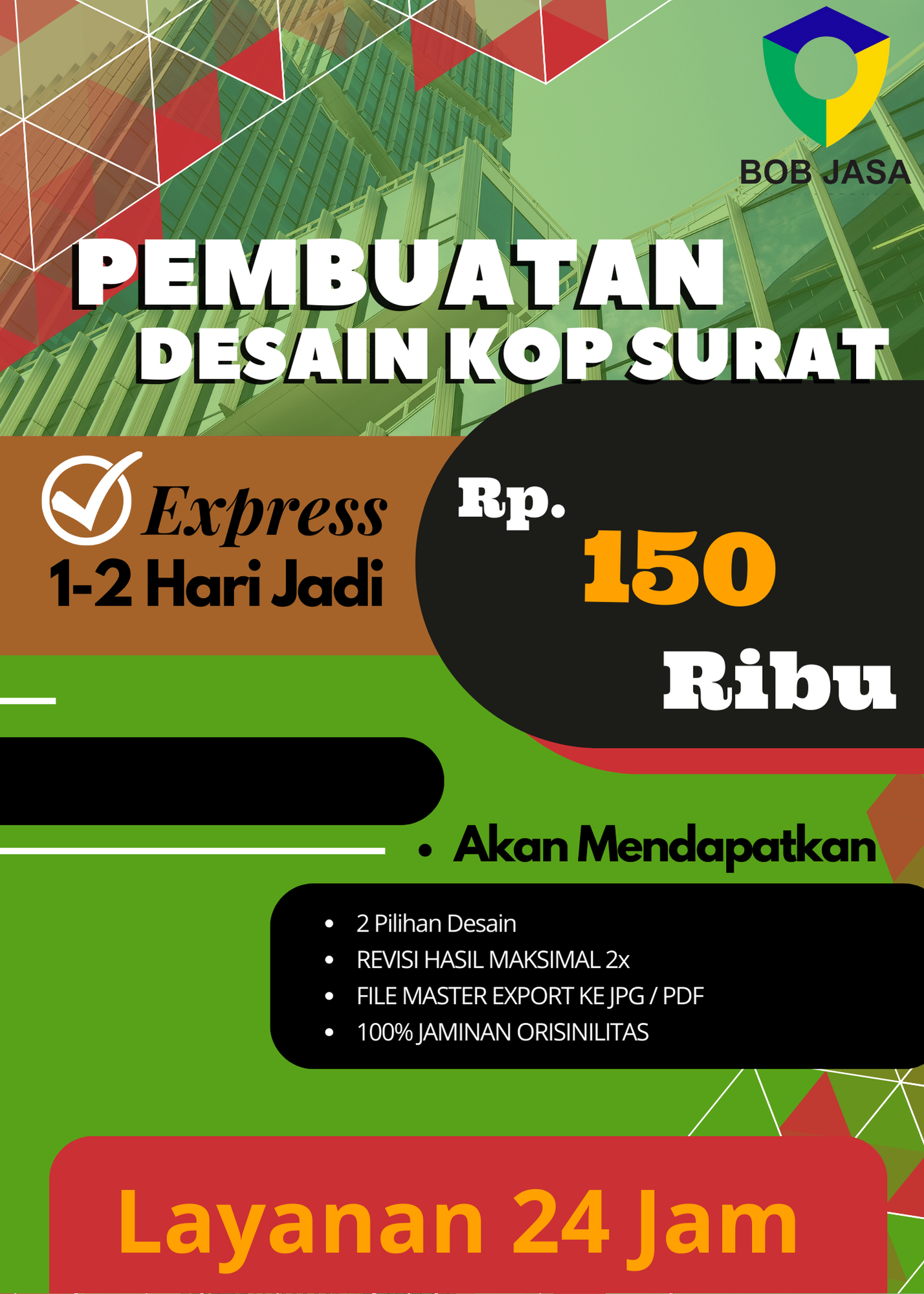 Desainin Pro By Bob Jasa Bikin Pembuatan Desain Brosur Poster Flyer Kop Surat Kemasan Maskot Perusahaan Murah Terdekat di Kota Kabupaten