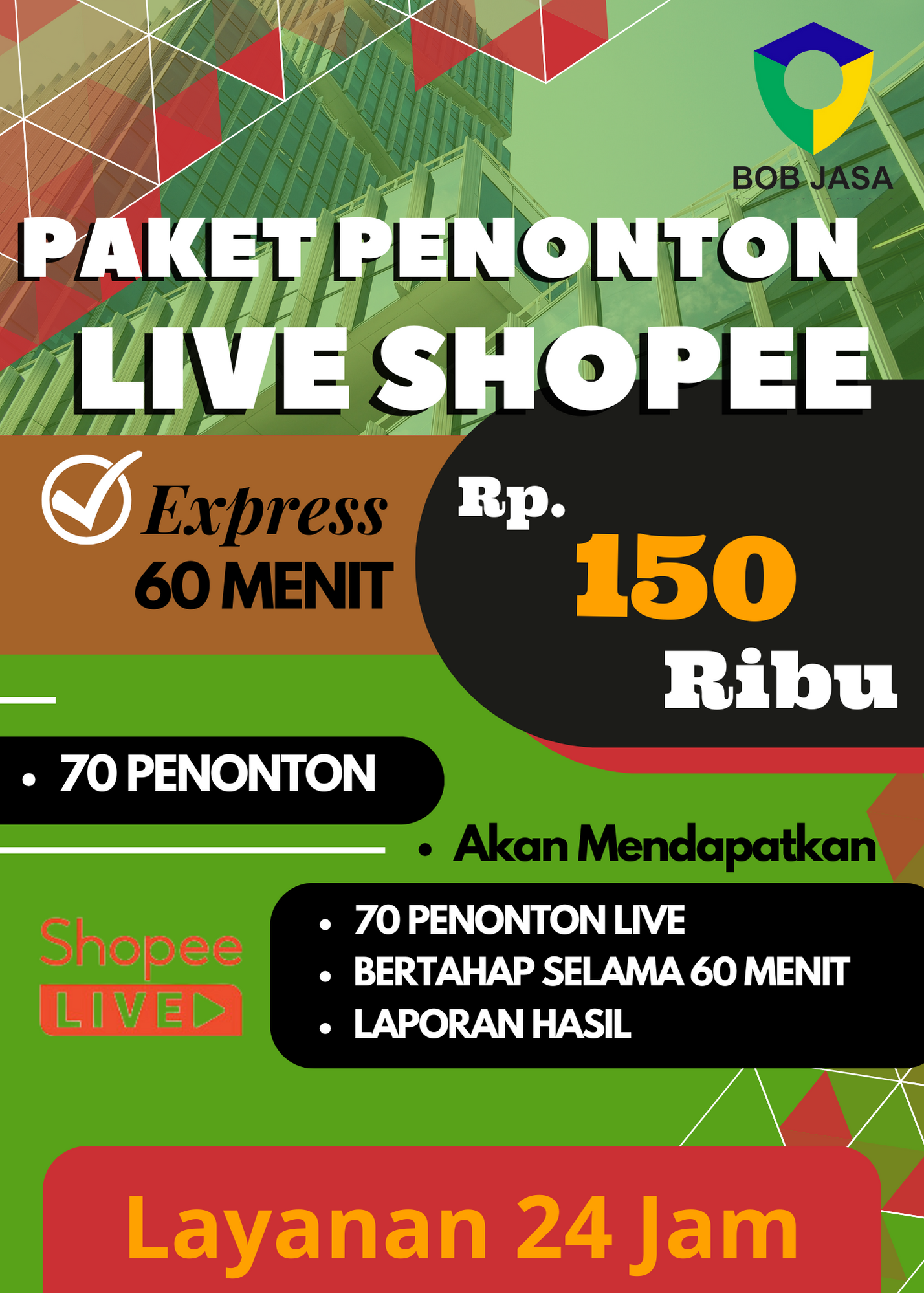 Buzzerin Pro By Bob Jasa Buzzer Penonton Live Shopee Live Instagram Live TikTok Murah Terdekat di Kota Kabupaten