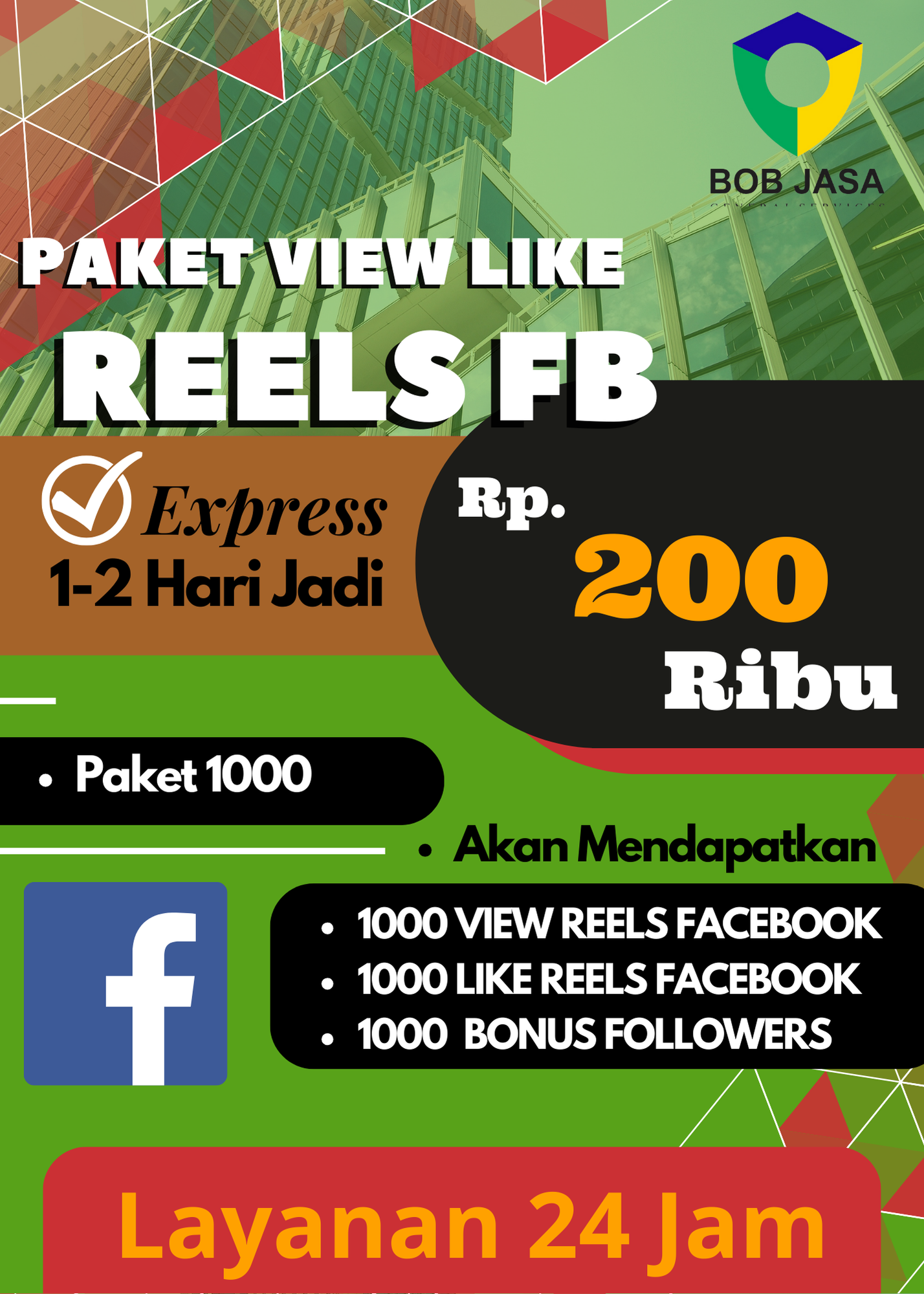 Buzzerin Pro By Bob Jasa Buzzer Fyp View Like Share Konten Post Video Reels Instagram IG Facebook FB TikTok Youtube di Kota Kabupaten di Indonesia