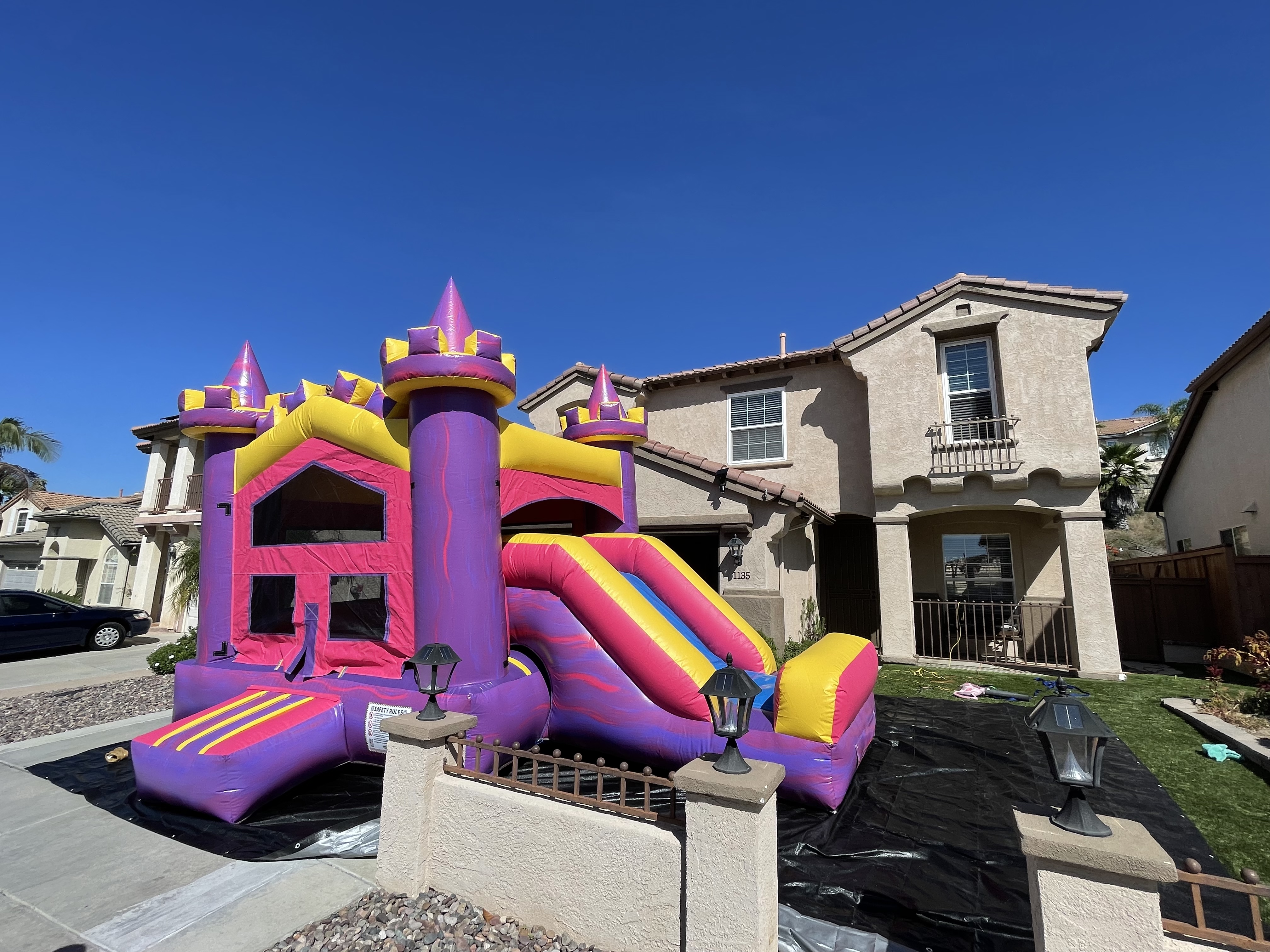 Pink Castle w/ Slide!